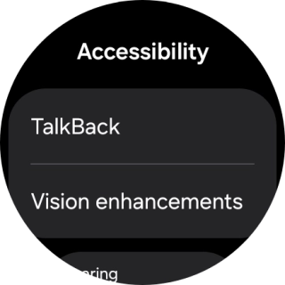 Press TalkBack and follow the instructions on the screen to turn the function on or off.