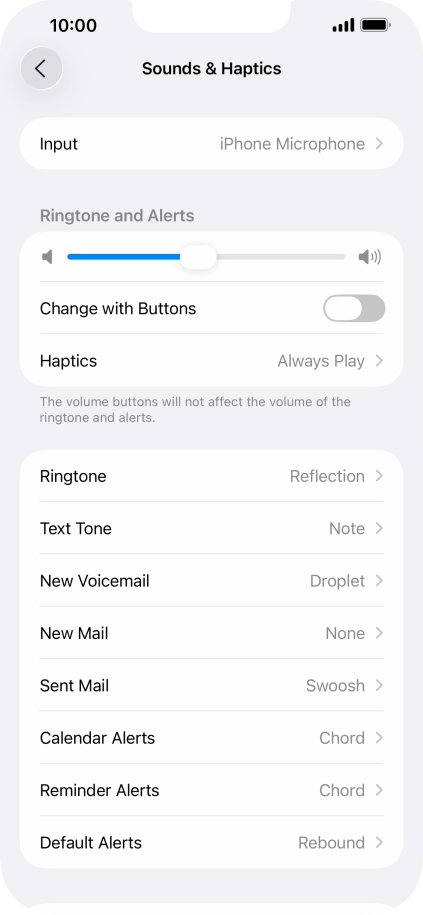 Press Ringtone.
