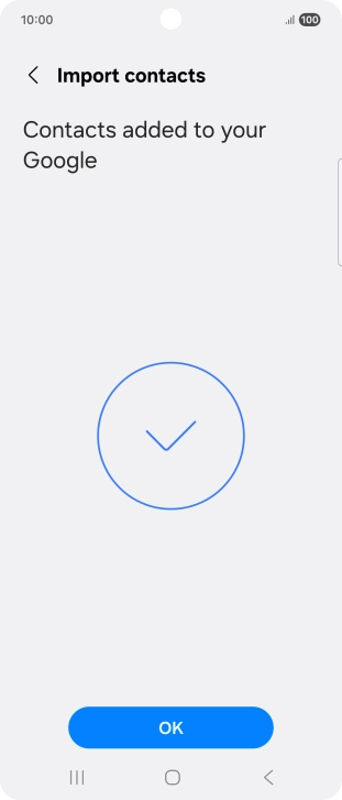Press OK. Press OK.