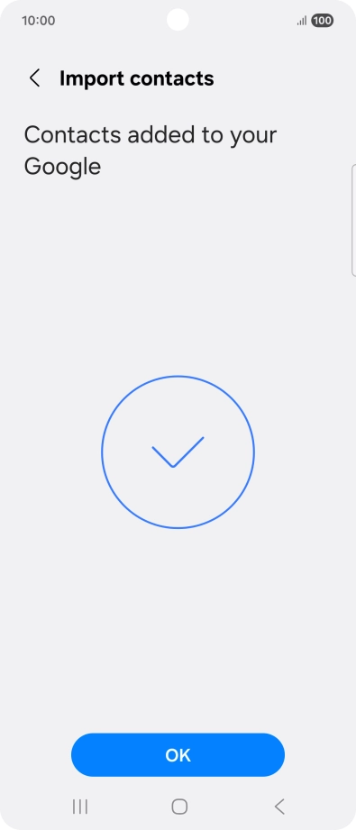 Press OK. Press OK.