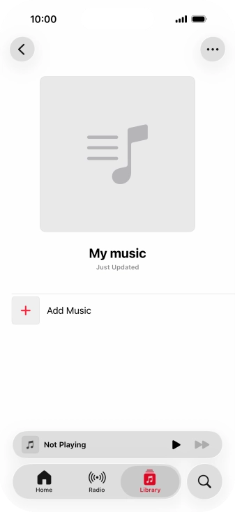 Press Add Music.