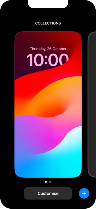Press the add icon. Press the add icon.