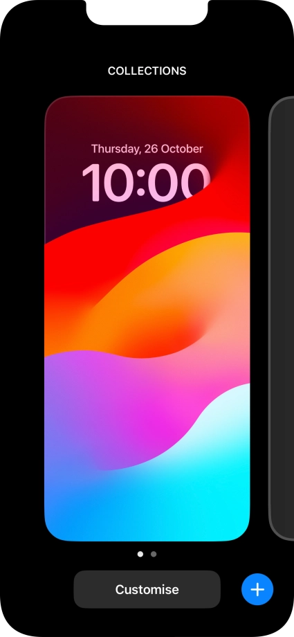 Press the add icon. Press the add icon.