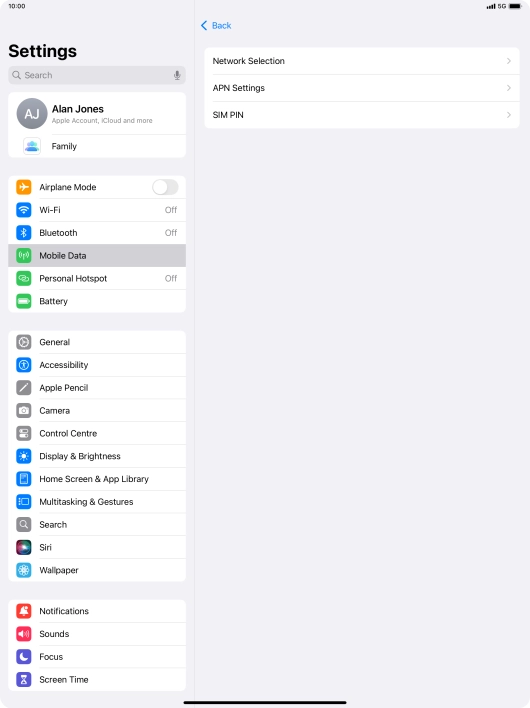 Slide your finger upwards starting from the bottom of the screen to return to the home screen.