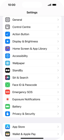Press Privacy & Security.