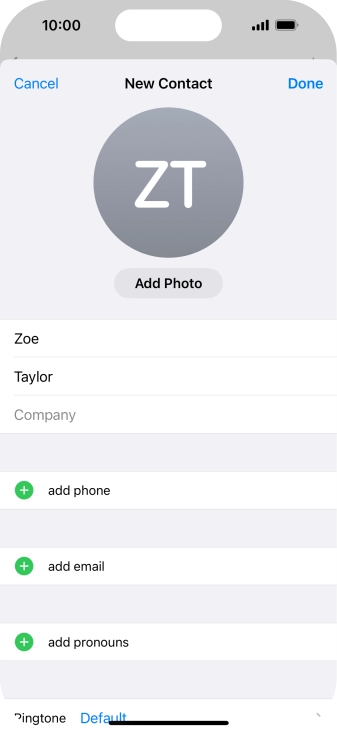 Press add phone. Press add phone.