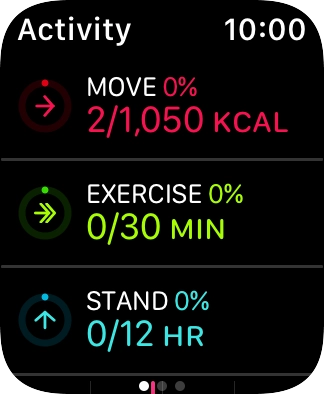 Keep sliding upwards to see the number of steps, distance and number of floors you've covered. Keep sliding upwards to see the number of steps, distance and number of floors you've covered.