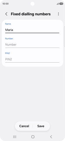Press Number and key in the required phone number. Press Number and key in the required phone number.