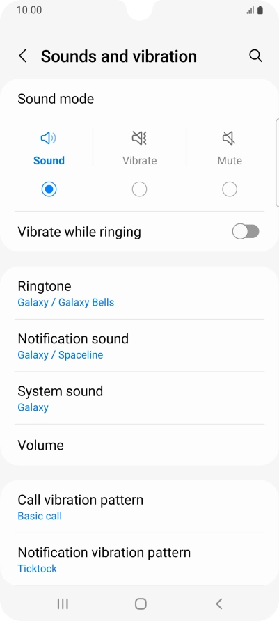 Press Ringtone. Press Ringtone.
