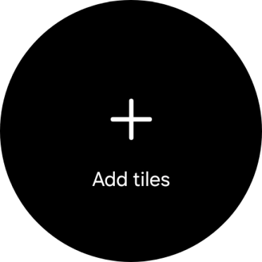 Press Add tiles.