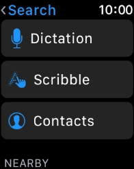 Press Dictation to activate voice control.