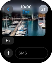 Press SMS.