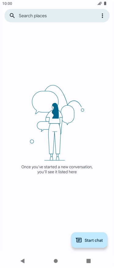 Press Start chat.