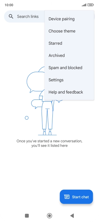 Press Settings.