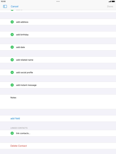 Press link contacts....