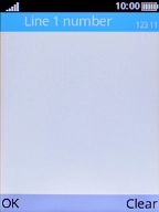Key in +447836121121 and press the Left selection key. Key in +447836121121 and press the Left selection key.