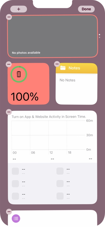 Press the add icon.