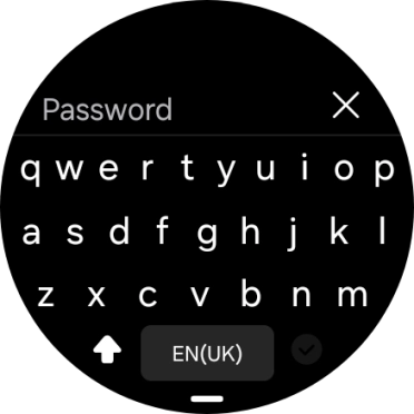 Press Password.