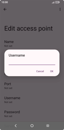 Key in wap and press OK.