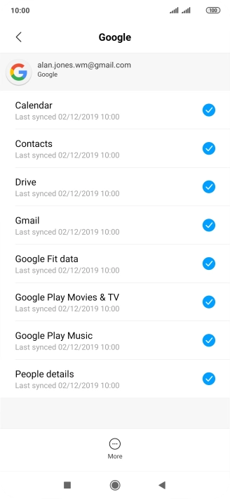 Press the Home key to return to the home screen.