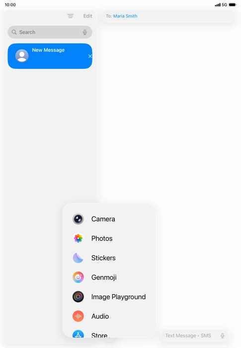 Press Genmoji.