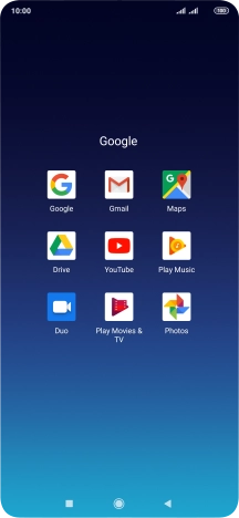 Press Gmail. Press Gmail.