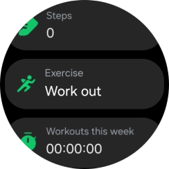Press Work out.
