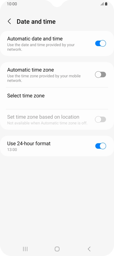 Press the indicator next to Press the indicator next to