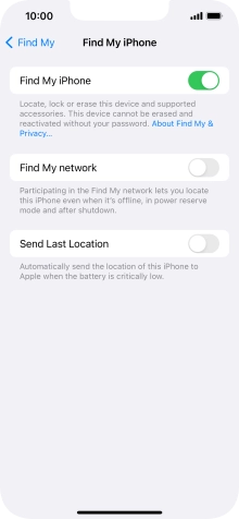Press the indicator next to Press the indicator next to