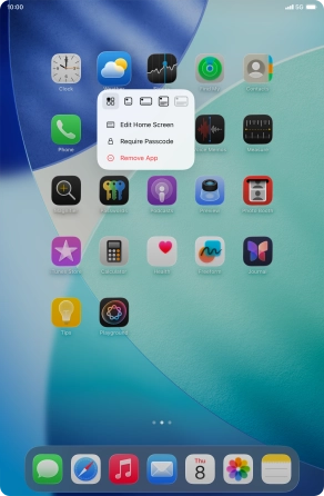 Press Remove App.