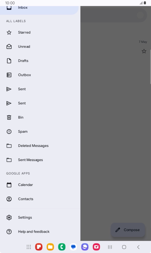 Press Settings.