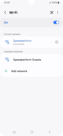Press the Home key to return to the home screen.