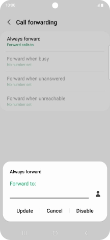 Press Disable.