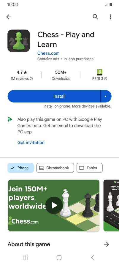Press the Home key to return to the home screen.