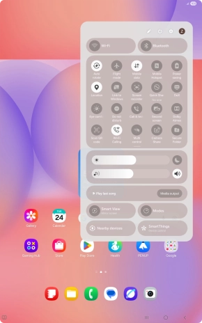 Press the Wi-Fi calling icon to turn the function on or off. Press the Wi-Fi calling icon to turn the function on or off.
