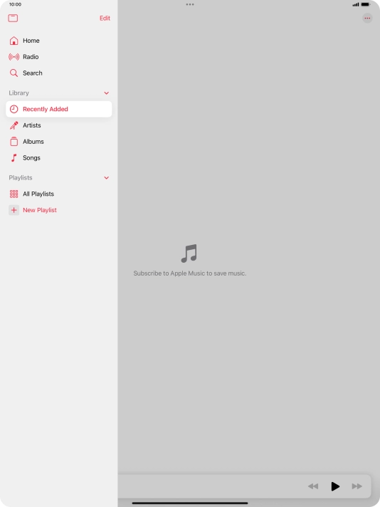 Press New Playlist.