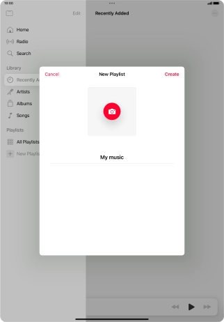 Press Create. Press Create.
