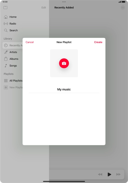 Press Create. Press Create.