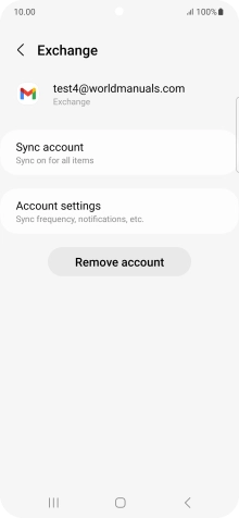 Press Remove account. Press Remove account.