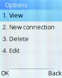 Select New connection. Select New connection.