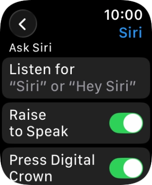 Press Listen for.