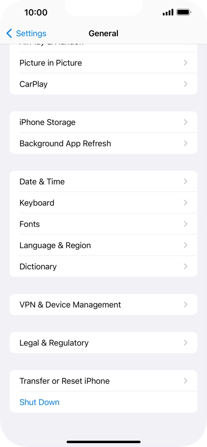 Press Transfer or Reset iPhone. Press Transfer or Reset iPhone.