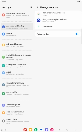 Press the Home key to return to the home screen.