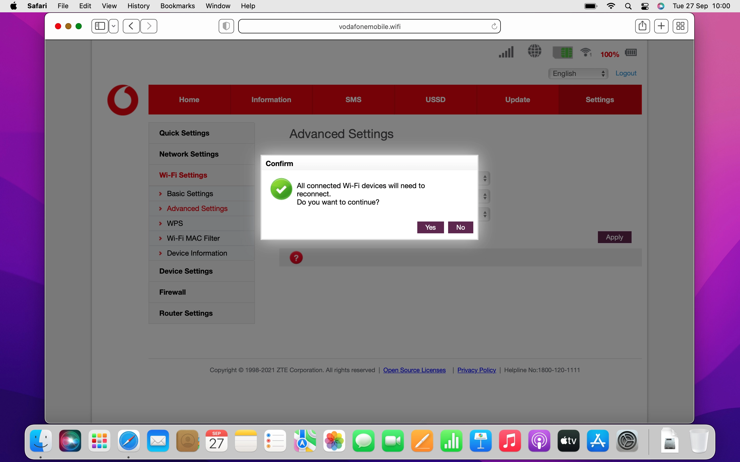 Click Yes.