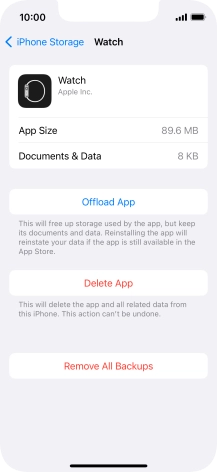 Press Offload App.