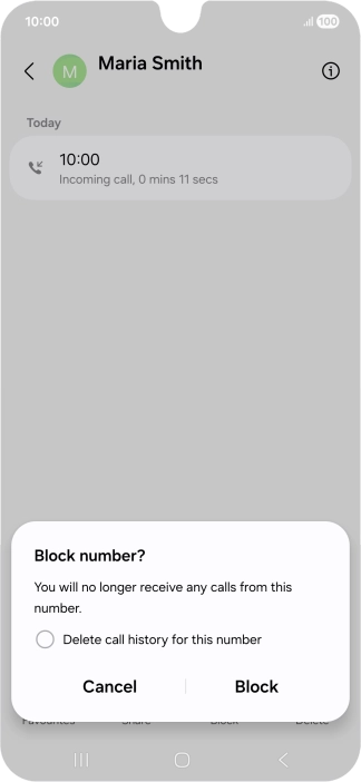 Press Block.