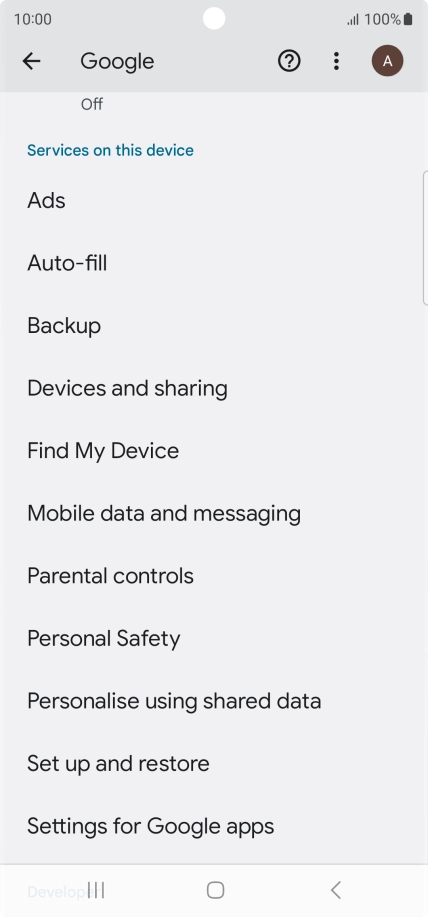 Press Find My Device. Press Find My Device.