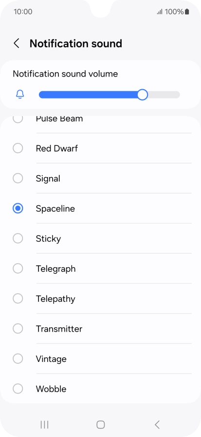 Press the required message tones to hear them.