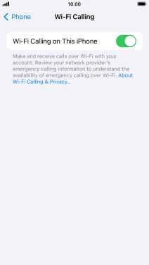Press the Home key to return to the home screen.