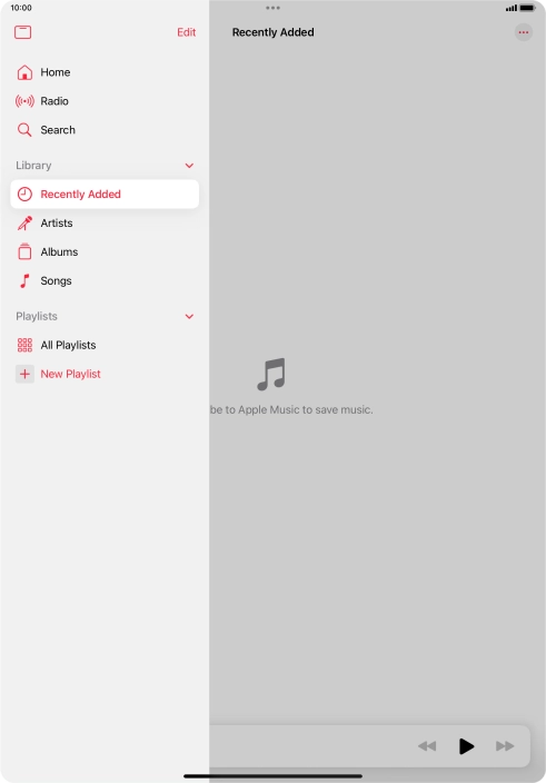 Press New Playlist. Press New Playlist.